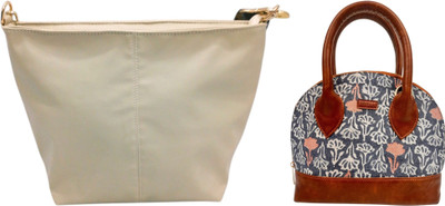 Dakota Grey, Beige Sling Bag STYLISH Bohemian Handbag for Girls & Womens(Pack of 2)