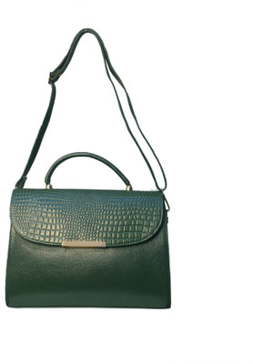 ManatLeather Green Sling Bag ML-108-Green