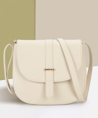 Fastrack Tan Sling Bag Solid