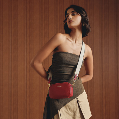 Miraggio Red Sling Bag Beck Crossbody Bag