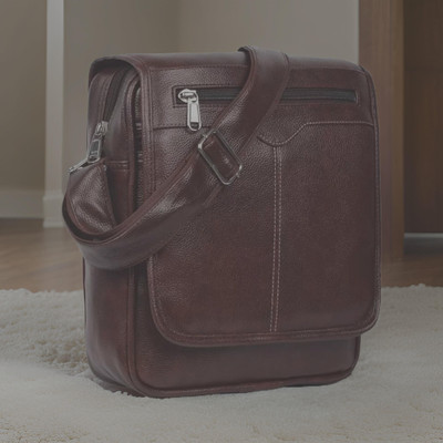Shivra Brown Sling Bag Men Sling Bag side bag for men(S-12*11)