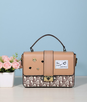 DONICY Brown Sling Bag Stylish sling bag