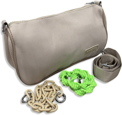 Craveforit Beige Sling Bag Crossbody casual sling bag for women and girls