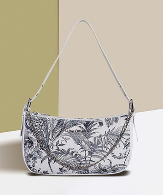 LINO PERROS Blue Messenger Bag Womens Light Blue Shoulder Bag