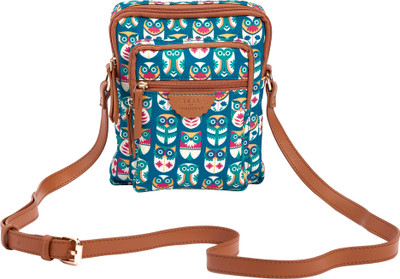 Teal By Chumbak Multicolor Sling Bag Owl March Wallet Sling Bag