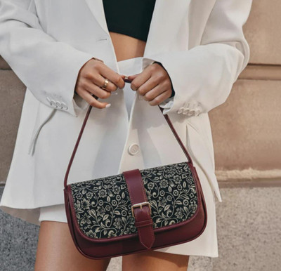 LIZIQI Maroon Sling Bag Trendy korean Sling Bags for women