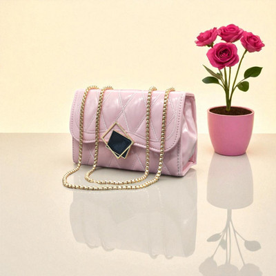 Bliss Pink Sling Bag Pink box casual trendy slingbag women