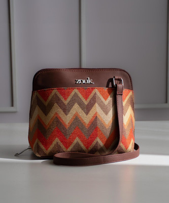 ZOUK Orange Sling Bag Tidal Wave OOO Sling Bag