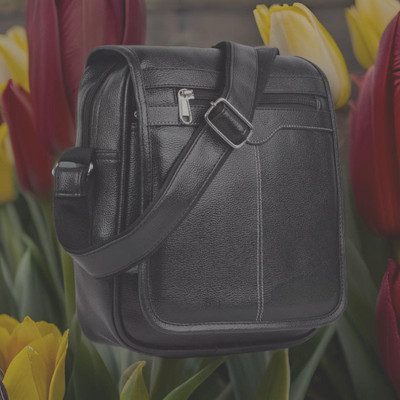 Shivra Black Sling Bag Men Sling Bag side bag for men(S-11*11)