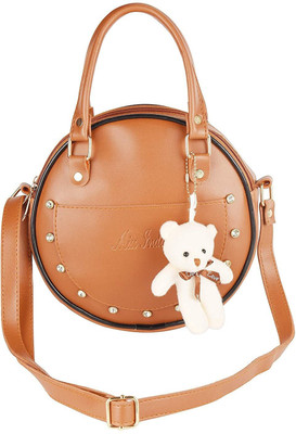 Lucifer Tan Sling Bag LF_SR-ROUND_SLING007