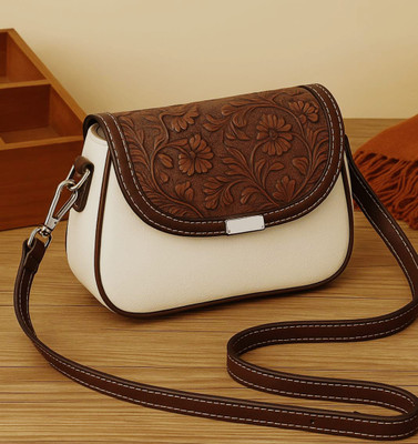 LIZIQI White Sling Bag Trendy korean Sling Bags for women