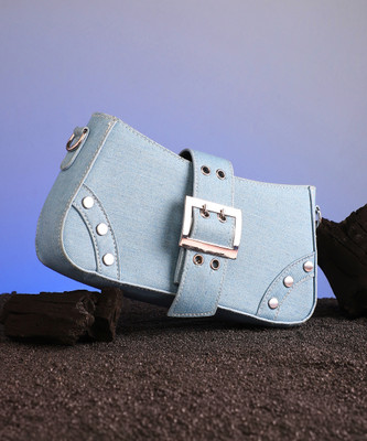 Haute Sauce Blue Shoulder Bag Women's The Denim Shoulder Bag - Light Blue