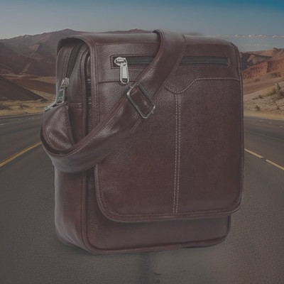 Shivra Brown Sling Bag Men Sling Bag side bag for men(S-12*11)