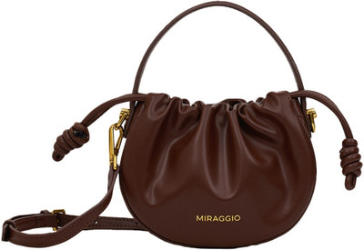 Miraggio Brown Sling Bag Halo Micro Bag