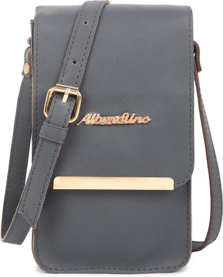 AlberoUno Grey Shoulder Bag Shoulder Mobile Sling