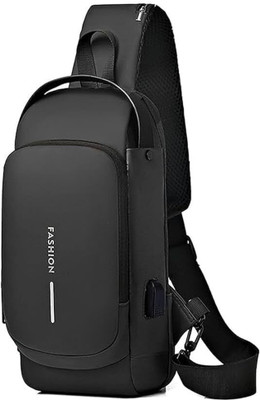 KAVANA Multicolor Sling Bag Anti-Theft, Waterproof, USB Charging, Crossbody with Adjustable Strap