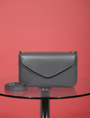 DONICY Grey Sling Bag Sling bag for girls