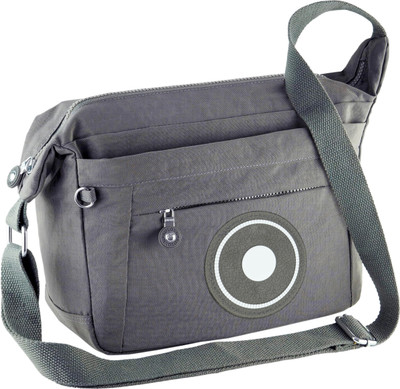 SNDIA Grey Sling Bag Sling Cross Body Bag For Men Women