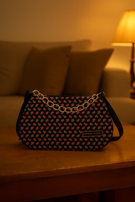 JPEnterprises Black, Red Shoulder Bag Chakies & Keita