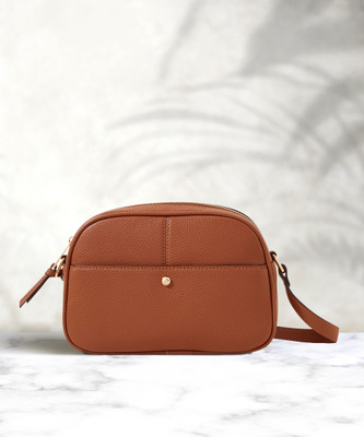ACCESSORIZE LONDON Tan Sling Bag MA-69010122001