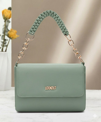 Lookout Fashion Green Sling Bag Women Sling Bags