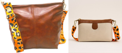 Dakota Brown, Beige Sling Bag SKU101(Pack of 2)