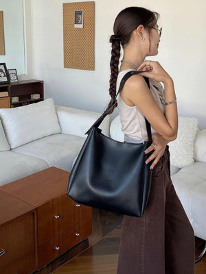 AL Amazing Black Tote Women Faux Leather Hands Casual Ladies Shoulder s for Shopping|