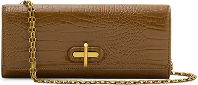 Miraggio Brown Clutch Cecilia Shoulder Clutch