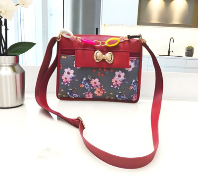 Ridha Maroon Sling Bag LV.MAROON.088