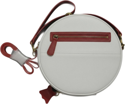 Voize White Sling Bag Women Sling Bag with Adjustable Strap