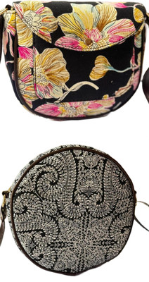 CRAFTWELL Multicolor Sling Bag Stylish New Trendy Unique Classy Design Shoulder Crossbody Sling Bag For Women(Pack of 2)