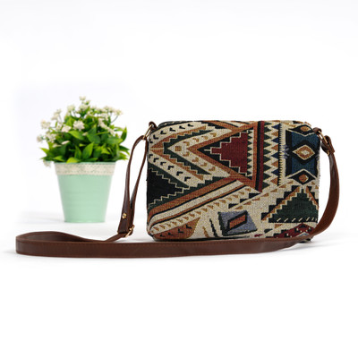 Hamensch Clear Sling Bag Printed sling bag women jacquard fabric