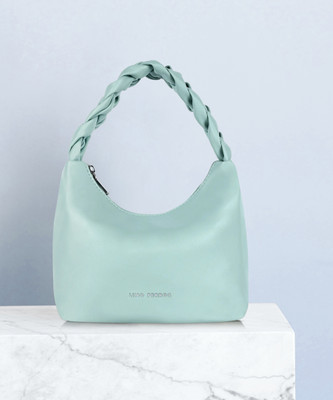 LINO PERROS Blue Shoulder Bag Womens Soft Blue Handbag