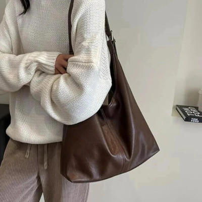 sushvogue Brown Hobo shoulder bag for women party, dinner, casual wear hobo bag
