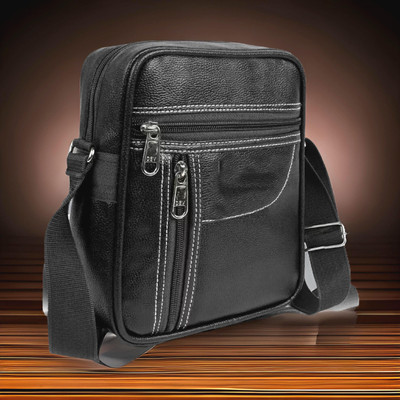 JairaJ Black Sling Bag Men Sling Bag extra large