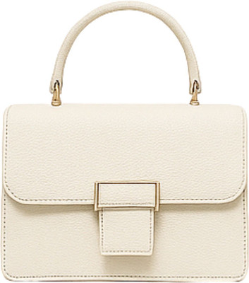 SWAG WALI SAHELI White Sling Bag Classic Women’s Off White Handbag with Top Handle – Premium Fashion Style