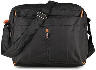 Minicraft Black Sling Bag Men's Stylish | Handbag Cross Body Travel | Office Business Messenger Bag