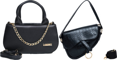 Despacito Black, Black Sling Bag Fashionable sling bag(Pack of 2)