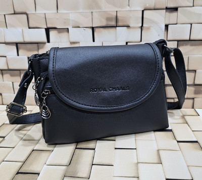 house of common Black Sling Bag SRK HOC