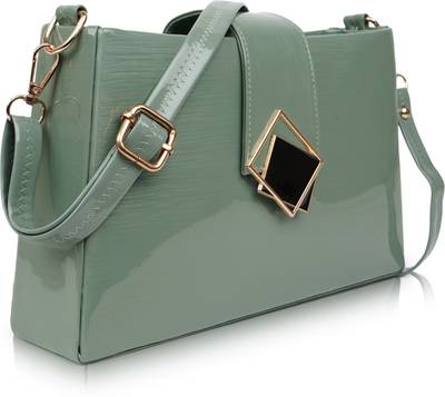 SPOTIC Green Sling Bag Elegant Unique Fashionable Fancy Hobo Shoulder Crossbody Slingbag For Women