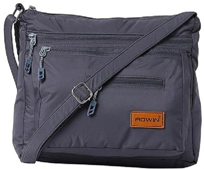 ADWIN Grey Sling Bag Sling Bag For Women/Girls | Made With Durable Material | Zip Closure
