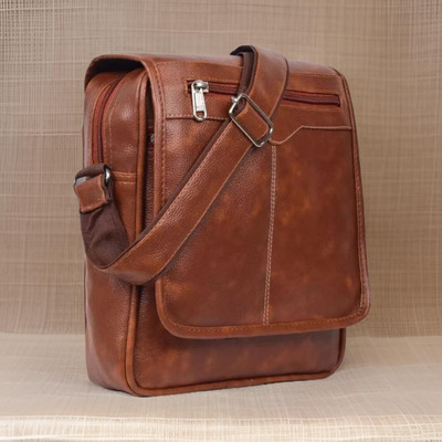 house of common Tan Sling Bag Men Sling Bag side bag for men(S-11*11)