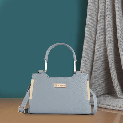 Golden Star Grey Hand-held Bag Trendy Handbag