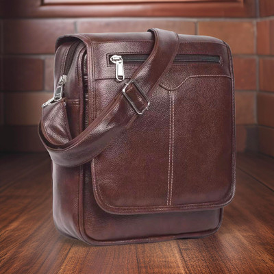 house of common Brown Sling Bag Men Sling Bag side bag for men(S-10*11)