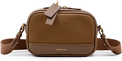 Miraggio Brown Sling Bag Casey Crossbody Bag