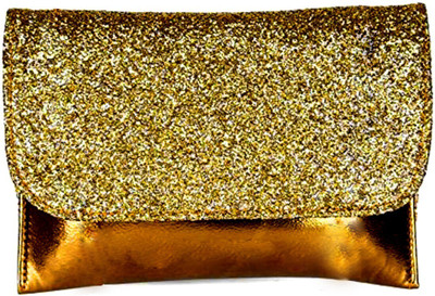 lookingfab Gold Sling Bag Women Chamkili Casual File ( GOLD)=4