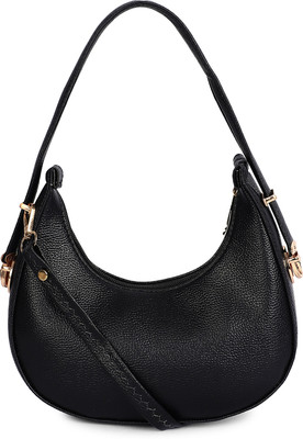Veronly Black Sling Bag Stylish Trendy Premium Party-Wear Casual