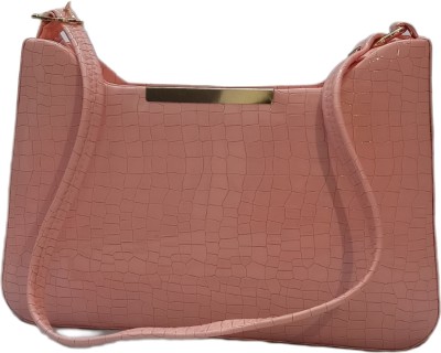 spellbound fashion Pink Sling Bag CROCOSLINGBAG