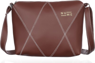 NuMe Brown Sling Bag Sling bag for girls and women