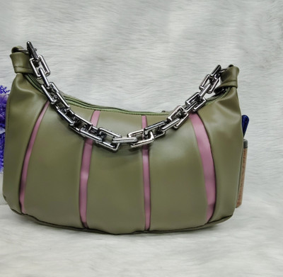 SIZI CREATION Grey Hand-held Bag SZ0033